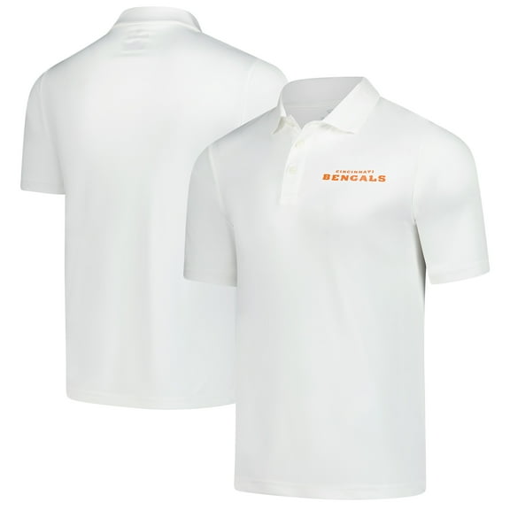 Men's Fanatics  White Cincinnati Bengals Polo