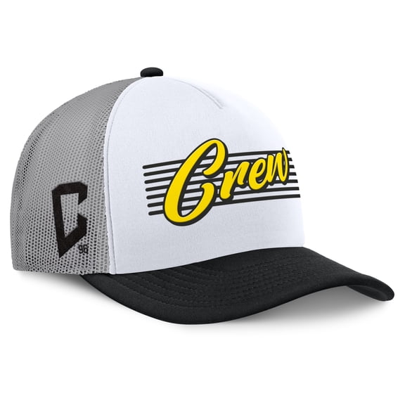 Men's Fanatics White Columbus Crew On Deck A-Frame Trucker Adjustable Hat