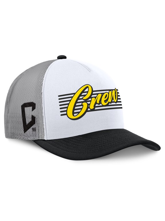 Men's Fanatics White Columbus Crew On Deck A-Frame Trucker Adjustable Hat