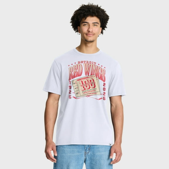 Men's Fanatics White Detroit Red Wings Centennial Legacy T-Shirt