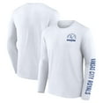 thumbnail image 1 of Men's Fanatics  White Kansas City Royals Press Box Long Sleeve T-Shirt, 1 of 3