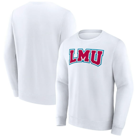 Men's Fanatics White Loyola Marymount Lions Short Name Pullover Sweatshirt