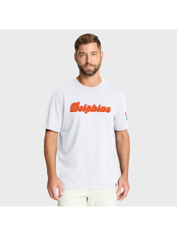 Men's Fanatics White Miami Dolphins Elevated Classic Legacy T-Shirt