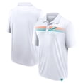 thumbnail image 1 of Men's Fanatics White Miami Dolphins Victory For Us Interlock Polo, 1 of 3