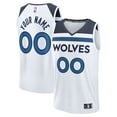 thumbnail image 1 of Men's Fanatics White Minnesota Timberwolves Fastbreak Custom Jersey - Association Edition, 1 of 3
