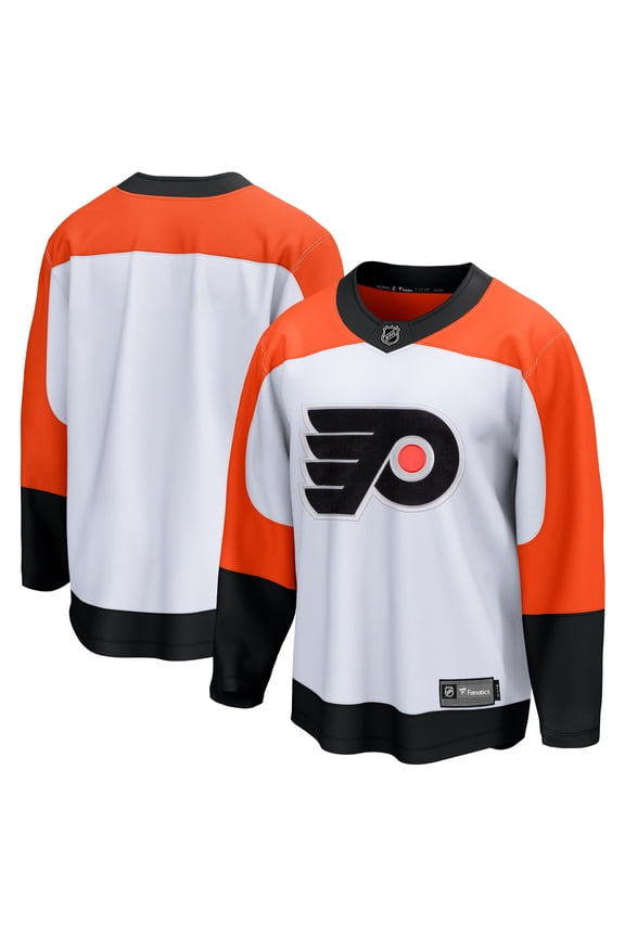 Men's Fanatics White Philadelphia Flyers Away Breakaway Jersey