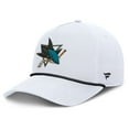 thumbnail image 1 of Men's Fanatics White San Jose Sharks Rope A-Frame Adjustable Hat, 1 of 4