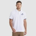 thumbnail image 1 of Men's Fanatics White Tampa Bay Lightning Authentic Pro Rink Raglan Polo, 1 of 7