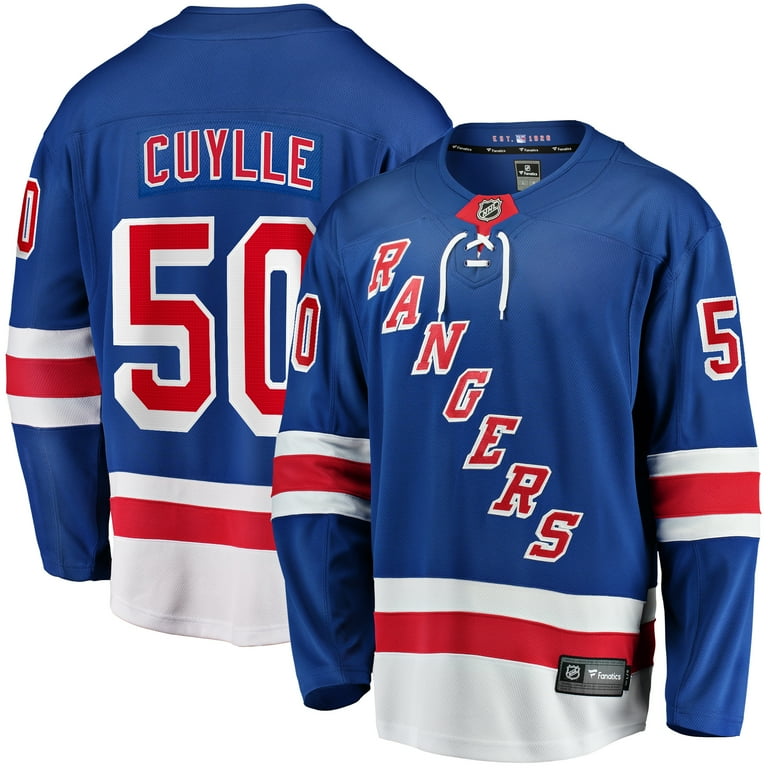 nya NHL New York Rangers ユニフォーム 2XL Men's Fanatics Will Cuylle Blue New York Rangers Home
