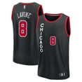 thumbnail image 1 of Men's Fanatics Zach LaVine Black Chicago Bulls Fast Break Jersey - City Edition, 1 of 3