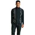 thumbnail image 1 of Men's Fancy European Sweater Jacket By Silversilk Fashionable 11009 Black, 1 of 10