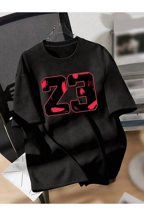 Men's Fashion 23 Print T-Shirt