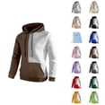 thumbnail image 1 of Men's Fashion 3D Casual Part Print Hooded Pullover Long Sleeve Drawstring Hooded Sweater Tops Men Cotton Hooded Sweatshirt, 1 of 4