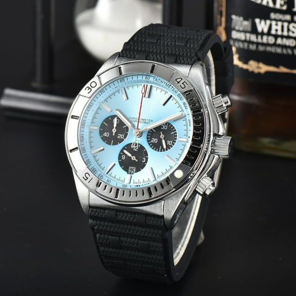 Men's Fashion Business Quartz Movement Multi-Function Chronograph Watch