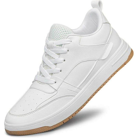 Men's Fashion Casual Sneakers Invisible Height Increasing 2.4 Inches Taller Elevator Shoes Outdoor Oxfords