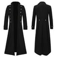 thumbnail image 1 of Men's Fashion Coat Jacket - Elegant Long Sleeve Buttoned Design for and Formal Events - Versatile Medium and Long Coat for Stylish, 1 of 4