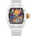 thumbnail image 1 of Men’s Fashion Colorful Smiley Face Watch – Trendy Creative Big Face Tonneau Men Wristwatch with Silicone Strap, Unique Cool Luminous Design Gift Watch, 1 of 6