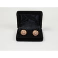 thumbnail image 1 of Men's Fashion Cufflinks By J.Valintin Silver/Gold Plated With Crystals JVC-12, 1 of 3