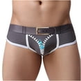 thumbnail image 1 of Men's Fashion Elastic Waistband Beam Beach Line Belt Casual Sports Shorts, 1 of 5
