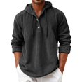 thumbnail image 1 of Men's Fashion Hoodies & Sweatshirts Comfort Hoodie Hooded Sweatshirt Soft Blend Pullover Casual Comfort Fit Lightweight Streetwear for Daily Wear, 1 of 4