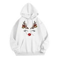thumbnail image 1 of Men's Fashion Hoodies & Sweatshirts Graphic Hoodies Couples Hoodie Matching Funny Graphic Print Long Sleeve Pullover Sweatshirt for and Cozy Casual Wear, 1 of 5