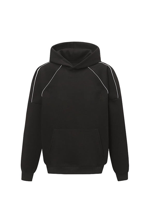 Men's Fashion Hoodies & Sweatshirts Graphic Hoodies for Men Heavyweight Structural Streetwear Hoodie for Reflective Glow In The Dark Pullover With Adjustable Drawstring Winter Autumn Casual Jacket