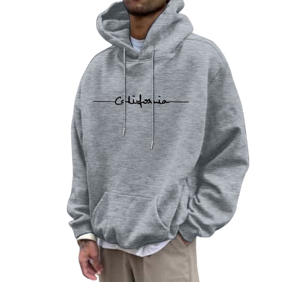 Men's Fashion Hoodies & Sweatshirts Men Women Coconut Printing Sweater Hooded Long Sleeve Pocket Sweater