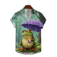 thumbnail image 1 of Men's Fashion Lapel Pattern Shirt, 1 of 6
