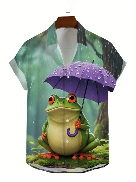 Men's Fashion Lapel Pattern Shirt
