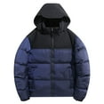 thumbnail image 1 of Men's Fashion Loose Winter Fashion Daily Retro Casual Warm Hooded Down Jacket, 1 of 3