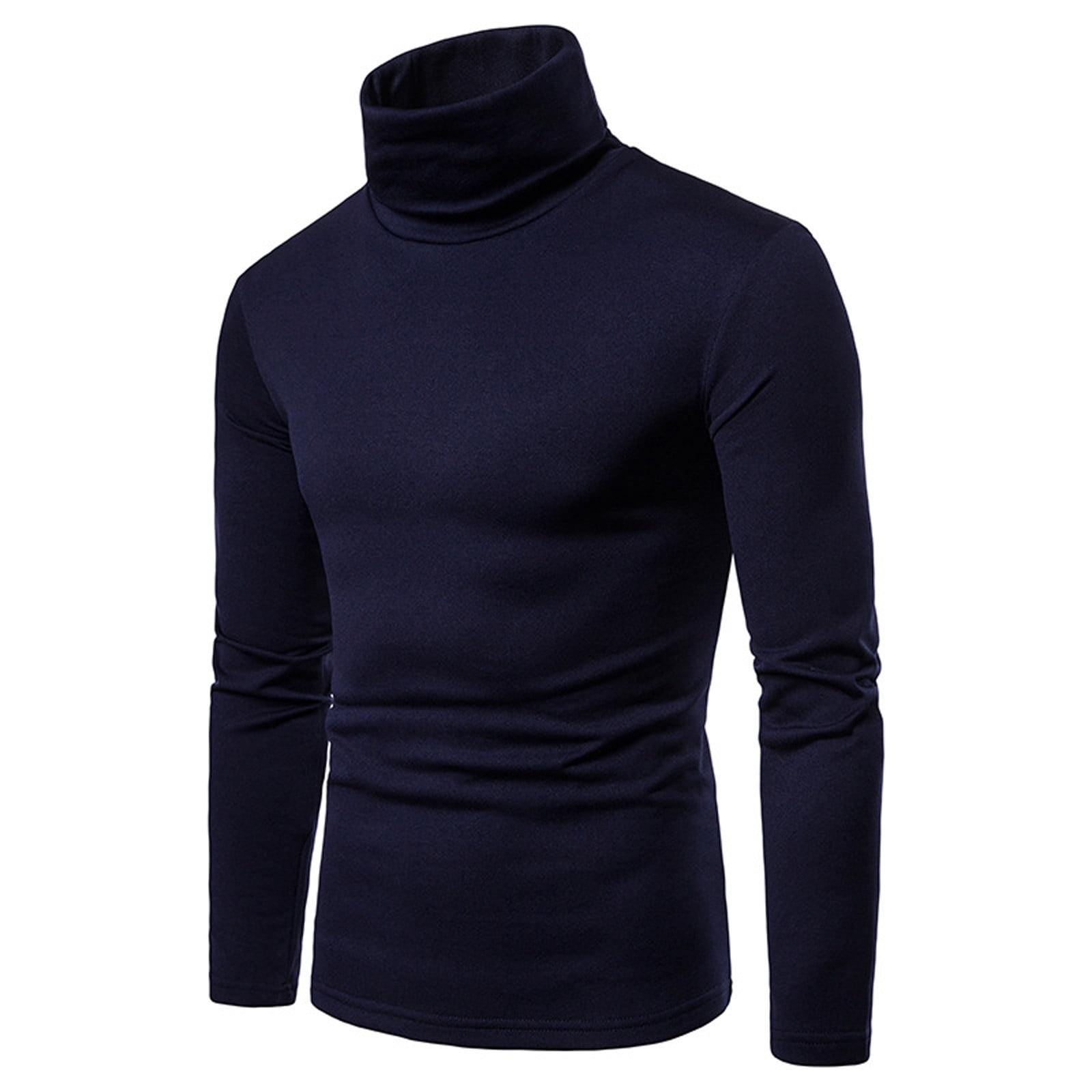 KINGBEGA Men’s Mock Turtleneck T-Shirt – Lightweight, Stretch, Regular Fit Short Sleeve Top - View #9