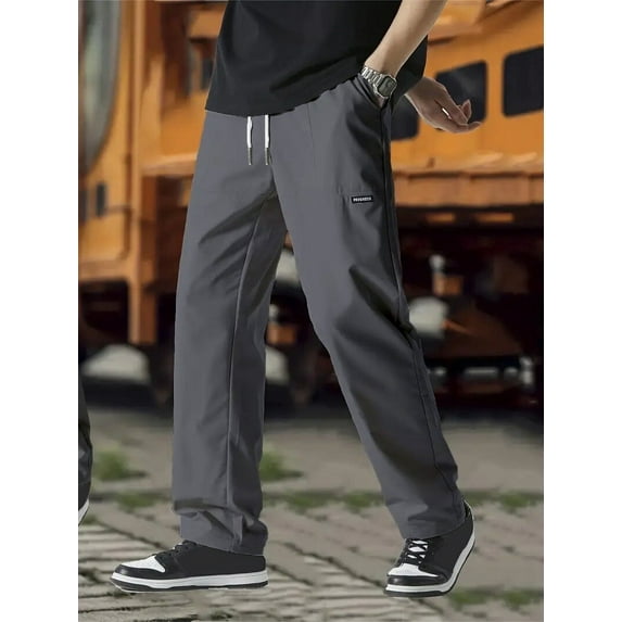 Men's Fashion Personality Solid Color Casual Pants