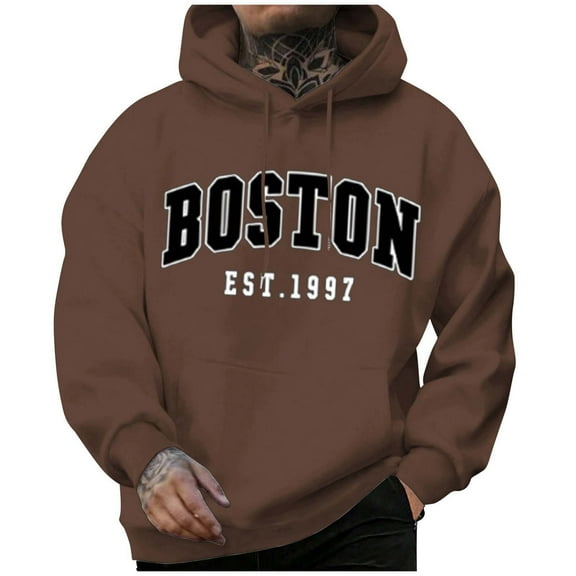 Men's Fashion Pullover Hoodie with 3D Digital Print Long Sleeve Casual Comfort Top for Leisure Wear Oversized Pullover Long Sleeve Crewneck Casual Tops