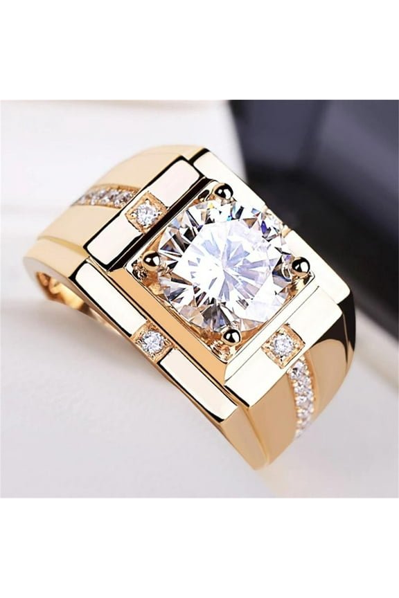 Men's Fashion Ring under $5! Ke1Clo Domineering Jewelry Gift for Valentine Christmas Anniversary Birthday Hypoallergenic Alloy