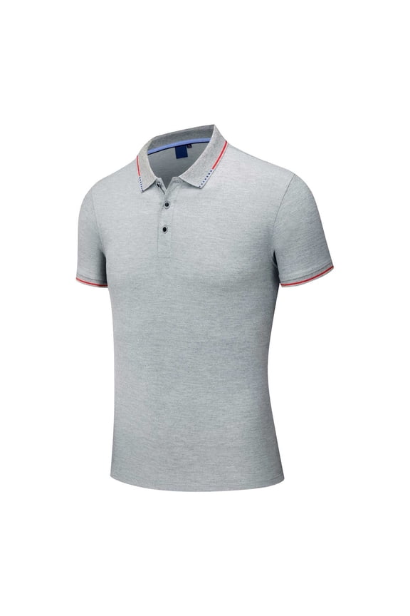 Men's Fashion Shirt Short Sleeve Summer Casual Wear Silk V Neck Stylish Top for Men Mens T-Shirts Pink Slim Tall Brown