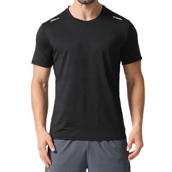Men's Fashion Short Sleeve T Shirt Loose Fit Running Gym Workout Athletic Activewear Casual Summer Top Comfortable Breathable Tee Mens Casual Crew Neck Basic Tees