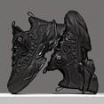 thumbnail image 1 of Men's Fashion Sneakers - Geometric Pattern, Breathable Fabric Upper, MD Sole, EVA Insole, Low Top Casual Street Sports Shoes for All-Season Running & Daily Wear, Daily Wear Shoes, 1 of 9