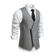 thumbnail image 1 of Men's Fashion Solid Color Suit Vest, 1 of 5