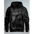 thumbnail image 1 of Men's Fashion Spring and Autumn Hoodie Graphic Lion3D Printed Hoodie Unisex Harajuku Street Leisure Sports Hoodie, 1 of 9