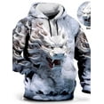 thumbnail image 1 of Men's Fashion Spring and Autumn Hoodie Graphic Lion3D Printed Hoodie Unisex Harajuku Street Leisure Sports Hoodie, 1 of 10