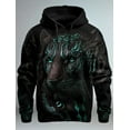 thumbnail image 1 of Men's Fashion Spring and Autumn Hoodie Graphic Lion3D Printed Hoodie Unisex Harajuku Street Leisure Sports Hoodie, 1 of 9