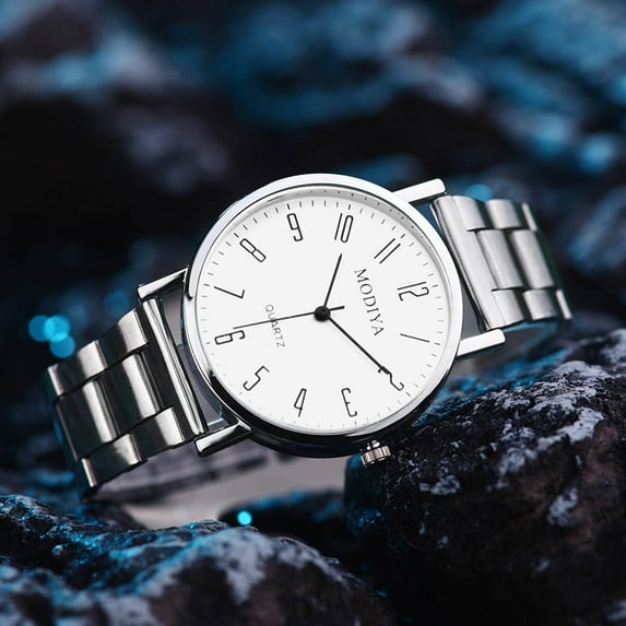 Men's Fashion Stainless Steel Watches Chronograph Wristwatches,Stainsteel Steel Watch, Usupdd 2025 Men's Fashion Stainless Steel Watches