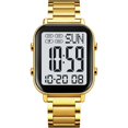 thumbnail image 1 of Men's Fashion Stainless Steel Watches Easy-Read Luminous Date Waterproof Chronograph Wristwatches, 1 of 3
