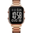thumbnail image 1 of Men's Fashion Stainless Steel Watches Easy-Read Luminous Date Waterproof Chronograph Wristwatches, 1 of 3