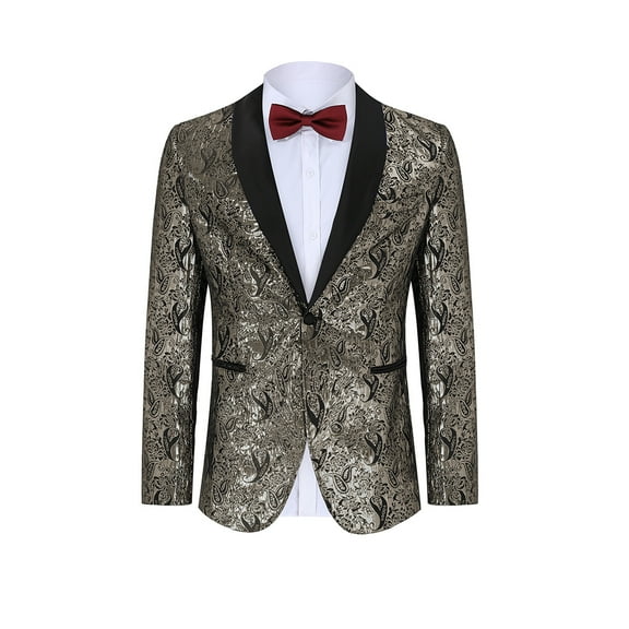 Men's Fashion Suit Jacket Blazer One Button Luxury Weddings Party Dinner Prom