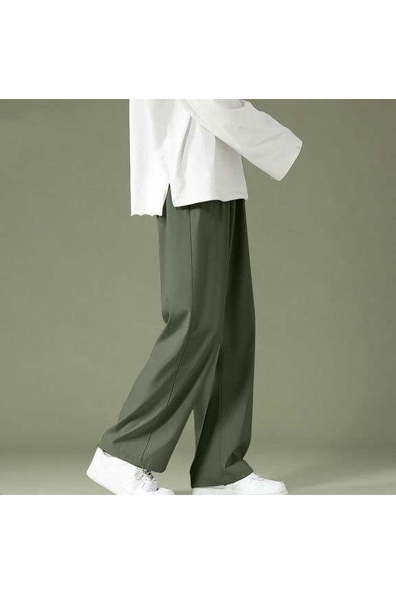 Men's Fashion Summer Slim Casual Solid Classic Trousers Long Pants Capri Leggings For Men Hallow Stripe Leggings Mens Leggings Plus Size Cotton Bell Bottom Pants