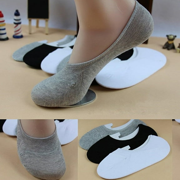 Men's Fashion Summer Sports Invisible Low Cut Cotton Ankle Short Boat Socks