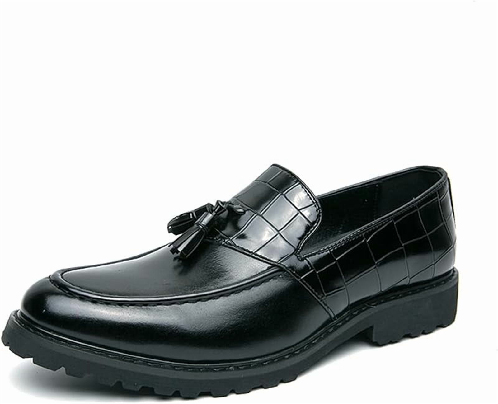 Rodawu Men Loafers Genuine Leather Casual Shoes Moccasin Handmade Slip