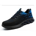 thumbnail image 1 of Men's Fashionable Lightweight Breathable Safety Shoes Steel Toe Work Ankle Light Shoes, 1 of 3