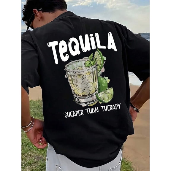 Men’s Fashionable Printed Loose Short Sleeve T-Shirt, Exquisite Summer Essential Easy Match for Style Showcase
